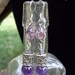 Amethystium - Amethyst, Glass and Metal Royalty Necklace and Earring Set
