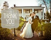 Quatrefoil Wedding Thank You Card Design