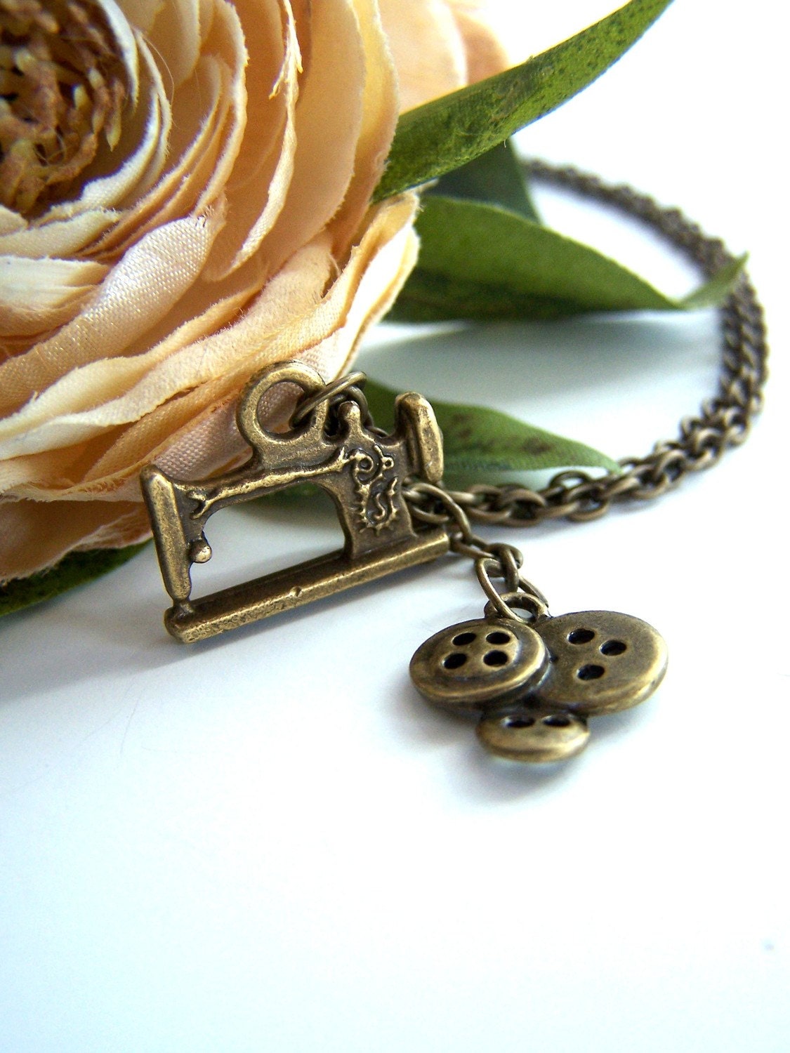 the sewing necklace.