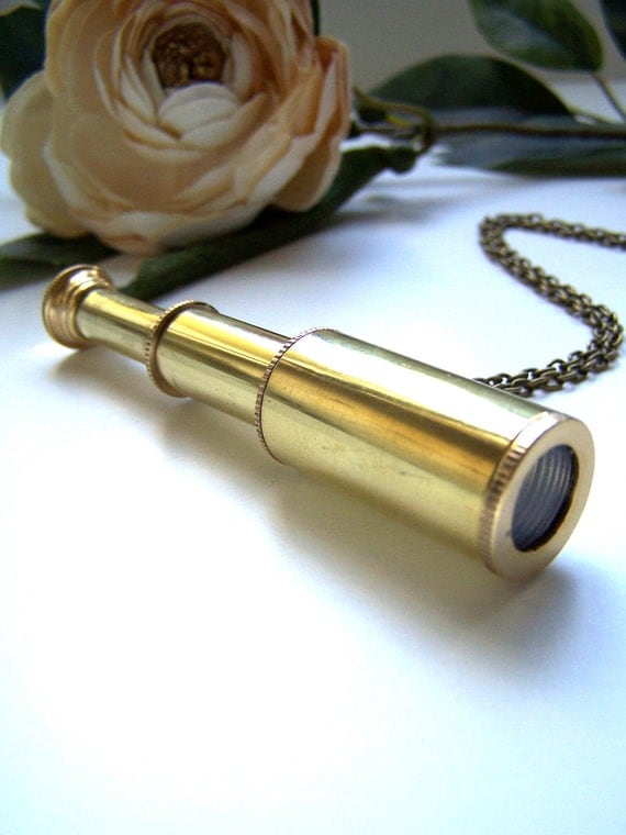 the telescope necklace.