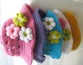 Crochet Pattern Baby Sun  Hat , Hat Crochet Pattern, Baby to 10 Years ( pdf pattern)