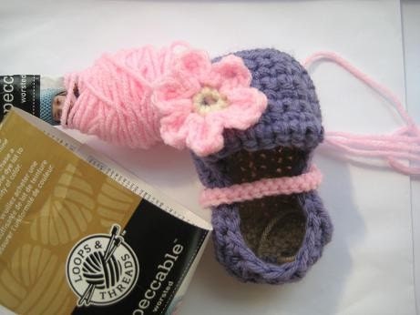 Crochet Baby Pattern Booties, Ballet Flats (pdf pattern)