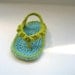 Crochet Pattern Baby Booties , Flip Flops for Girls, pattern in 4 sizes( pdf pattern for sale)
