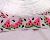 1 Yards 7/8" Watermelon Grosgrain Ribbon