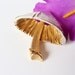 Napier Mushroom Brooch- Gold- Silver- Vintage Pin- 1960s