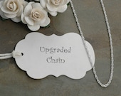 Upgrade - Triple Rope 2mm Chain - Paper Tag