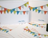 Pennant Notecard Set - Personalized