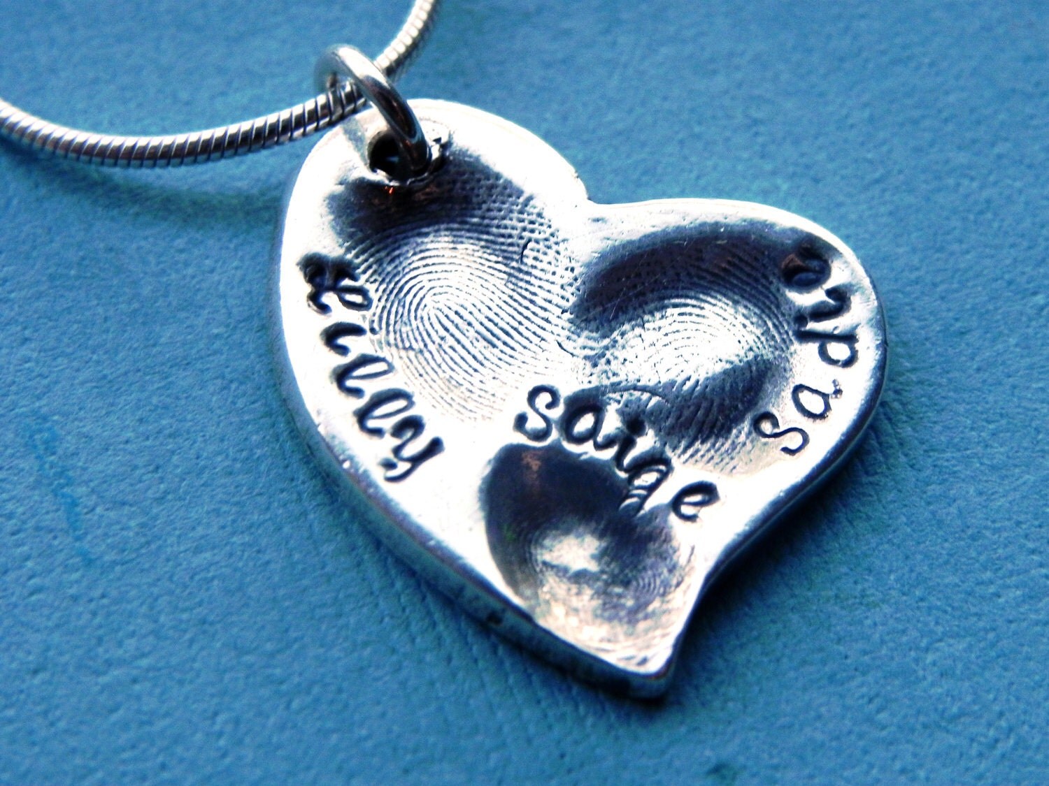 How To Make Silver Thumbprint Jewelry