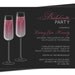 PRINTABLE - Bachelorette Party Invitation / Engagement / Girls Night Out / Hens Party (Champagne Celebration)