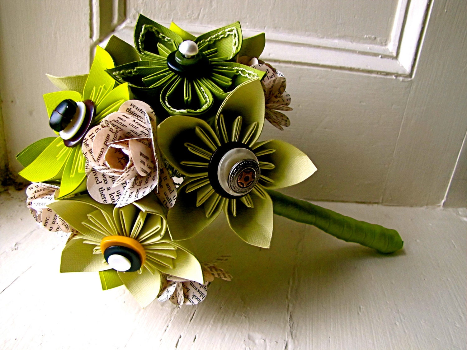 Folded Paper Flowers