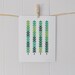 Geometric print, abstract trees: 11 x 14 SALE PRINT