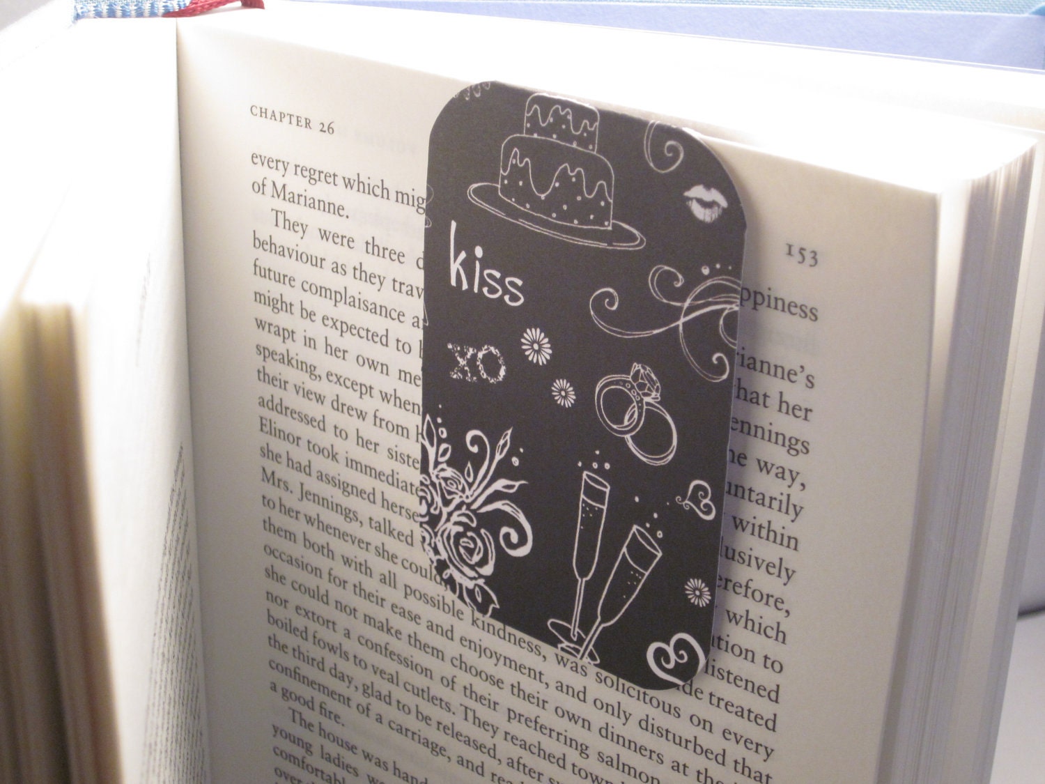 READY TO SHIP Magnetic Bookmark (Wedded Bliss)