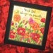 Wall Art or Mug Rug Scripture "With God all things are possible."