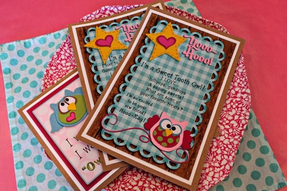 Hooo-Ray Owl Adoption Cards