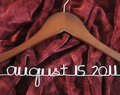 Bridal Hanger, Special Date Hanger