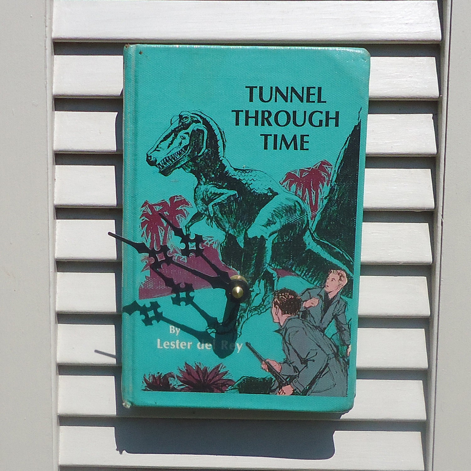 Dinosaur Book Clock