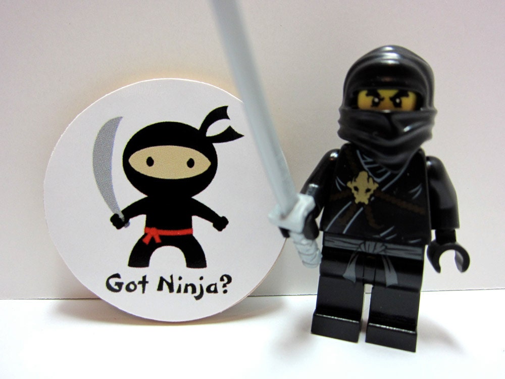 Got Ninja - Wood Magnet