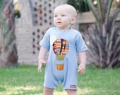 Baby Boy Applique Romper Hot Air Balloon One Piece Outfit 6 12m 12 18m 18 24m