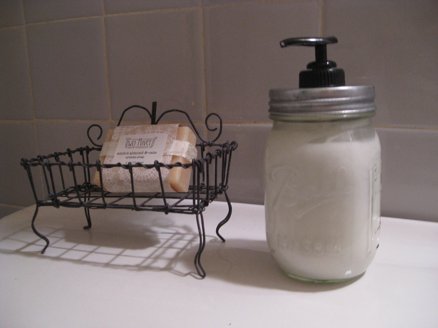 Mason Jar Soap Dispenser