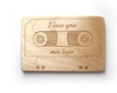 Mix tape cassette baby teether toy teething retro toy