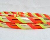 Citrus Sunshine Custom Hula Hoop - Glows in UV Light - Collapsible or Standard - Any Size Hoola Hoop