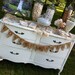 LOVE is SWEET Wedding Candy Bar Sign Burlap Banner