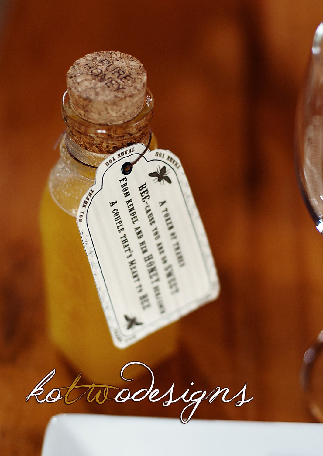Wedding Favor Tags - Custom Tag Design for Your Wedding Favours