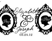 Personalized Wedding Silhouettes Logo
