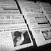 Mini Newspaper Wedding Program