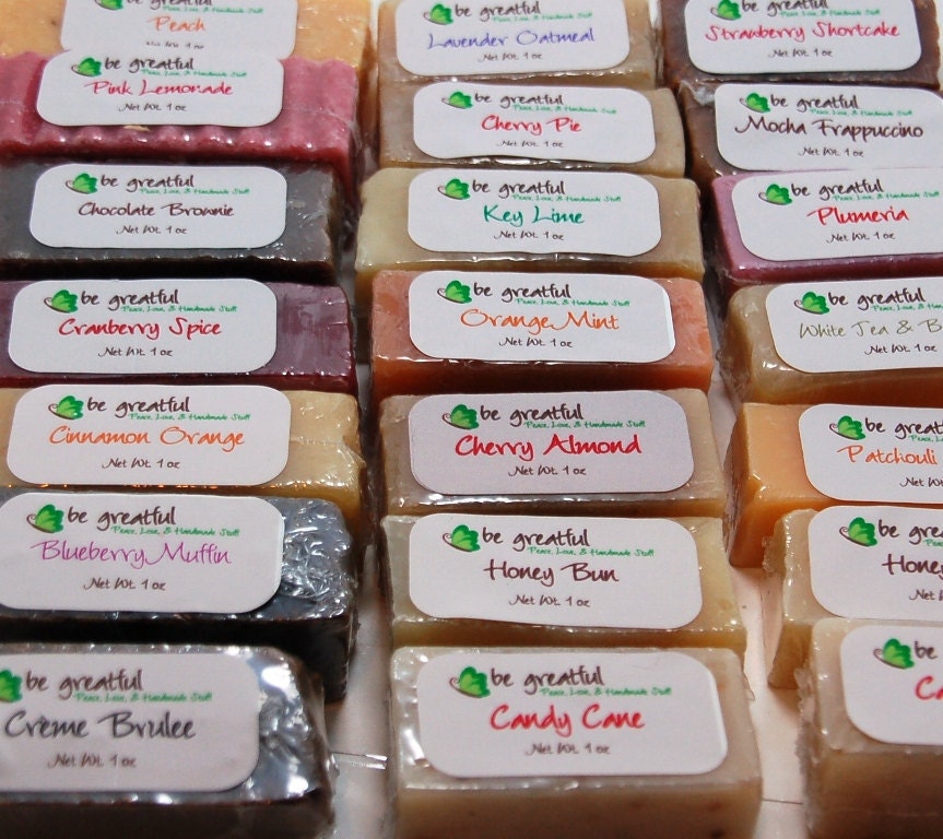 Sample Size Bar of Vegan Cold Process Soap