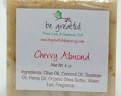 Vegan Cherry Almond Cold Process Soap Bar