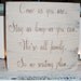 Wedding Signs Seating Plan, Seating Chart, READY TO SHIP - "Come as you are, Stay as long as you Can, We're all family, So no seating plan"