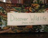 Discover Wildlife ( have twins) - Hand Embroidered Pillow