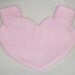 Light Pink Lovers Mitten Snuggle Heart Shaped down for warm romantic walks Snuggle down for warm romantic walks