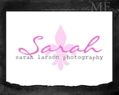 Premade Logo Design for Photography or Boutique Business Hand Drawn Custom Pre-made Logo, 2 Watermarks & Instructions (Sarah Larson)