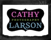 Premade Logo Design for Photography or Business Hand Drawn Custom Pre-made Logo, 2 Watermarks & Instructions  (Cathy Larson)