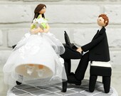 Piano wedding cake topper decoration gift keepsake