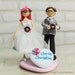 Love heart record custom wedding cake topper, Decoration, Gift