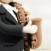Teacher and music mania wedding cake topper gift decoration