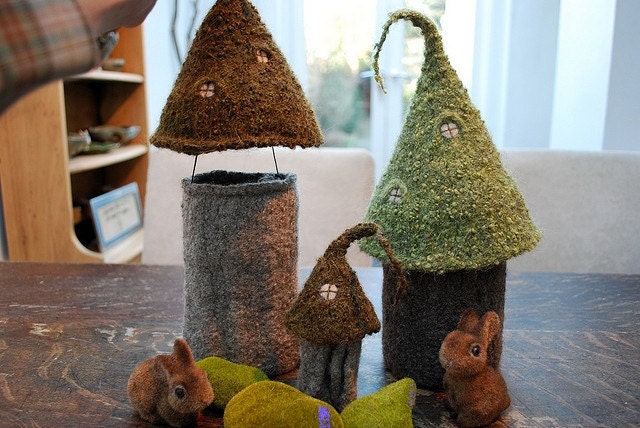 fairy castles for storing hooks and needles KNITTING PATTERN