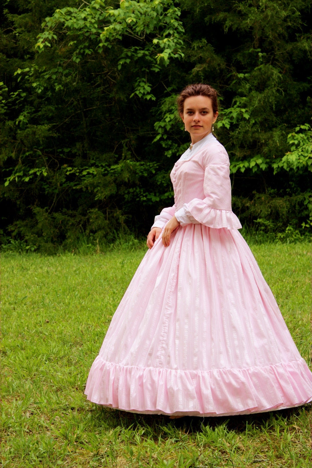 Civil War Day Dress, Size 4 Misses, 3 Juniors