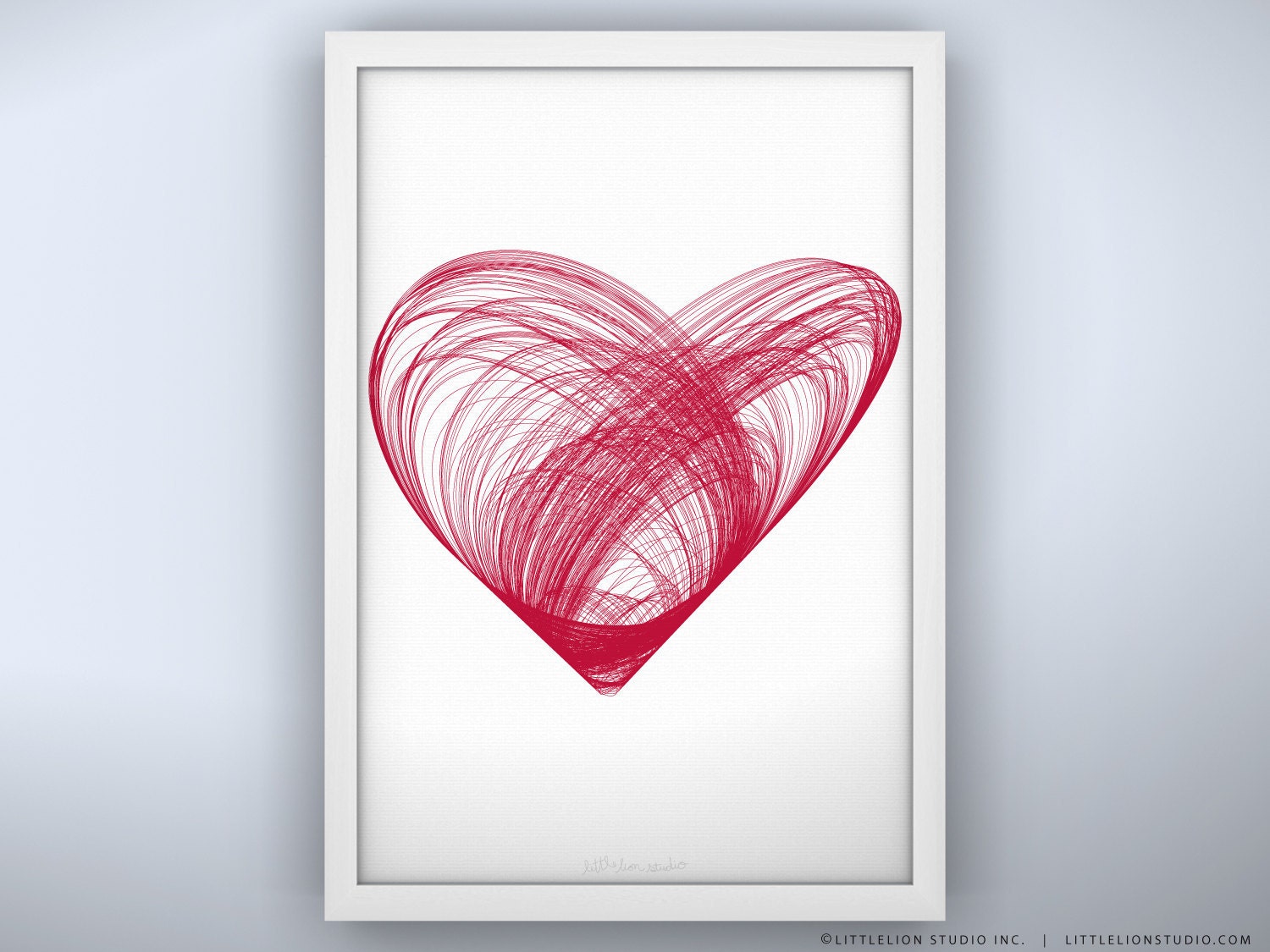 Heart - Unframed Print - 13 x 19"