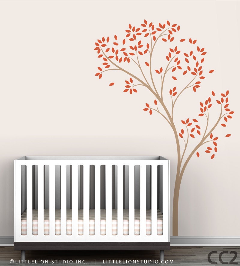 Spring Tree Wall Decal - Delicate tree decal - Kids Wall Decor