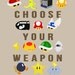 Nintendo Mario Kart "Choose Your Weapon" Poster Print A3 / 11x14
