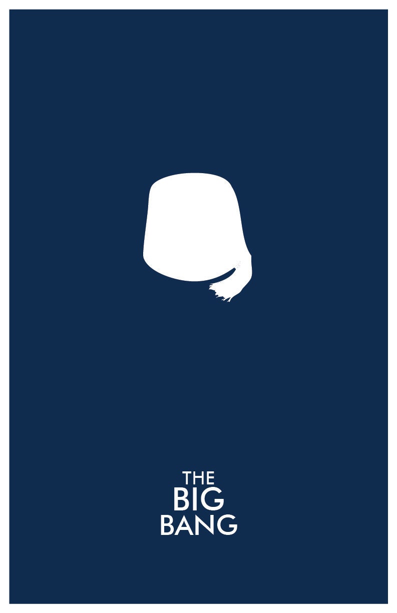The Big Bang // Doctor Who Poster // 11x17 Minimalist Geek Art Print