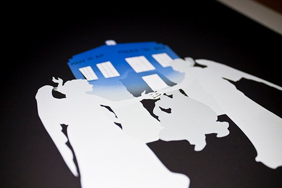 Blink // Doctor Who Poster // 11x17 Minimalist Geek Art Print