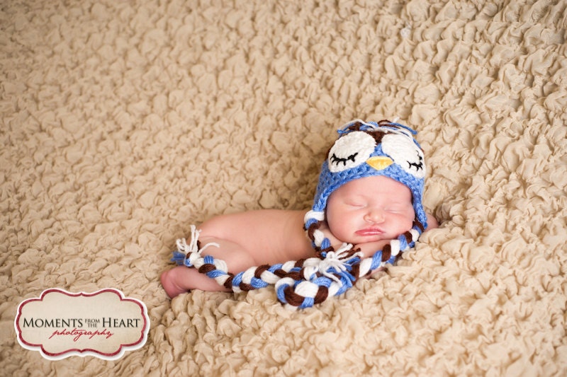 Sleepy Baby Owl Hat