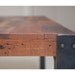 Bold Simplicity, 'Mt Shasta' Reclaimed Wood and Iron Dining Table