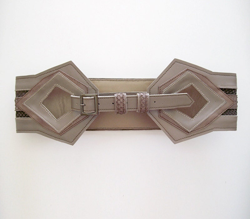 Deco Inspired Handmade Corset Belt