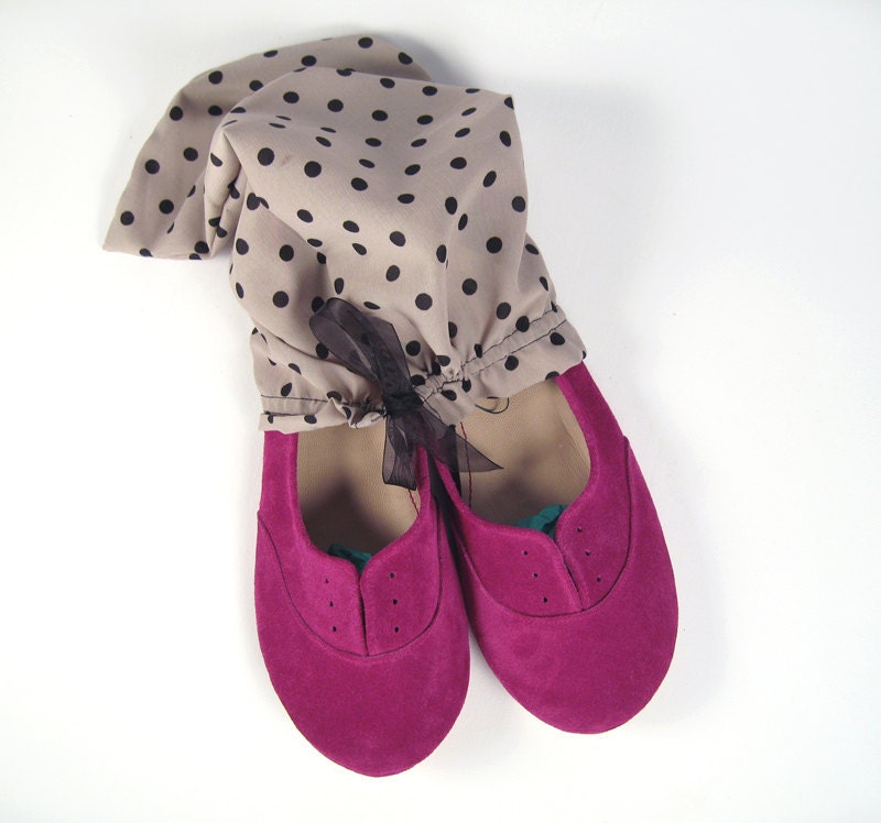 Ciclamino Leather Handmade Soft Oxfords